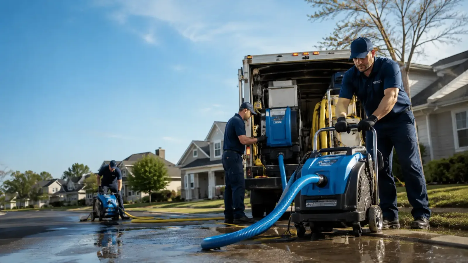 Flood Damage Cleanup in Eola, TX
